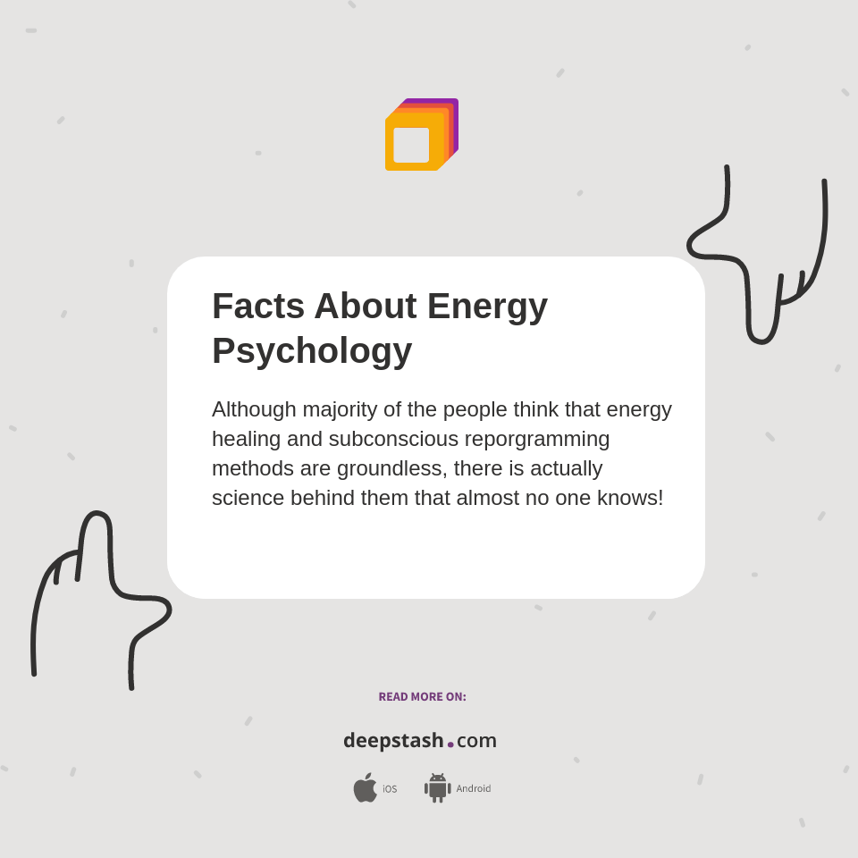 Facts About Energy Psychology Deepstash