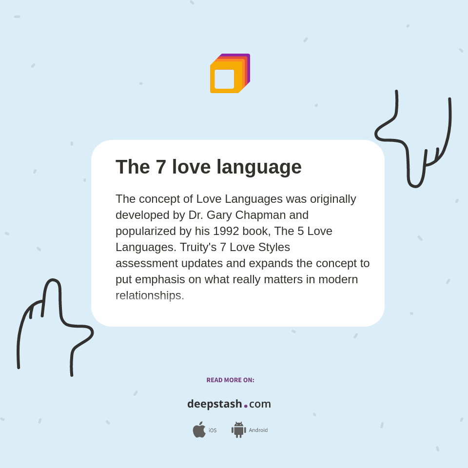 The 7 love language Deepstash