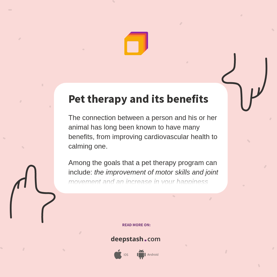 Pet therapy and its benefits Deepstash