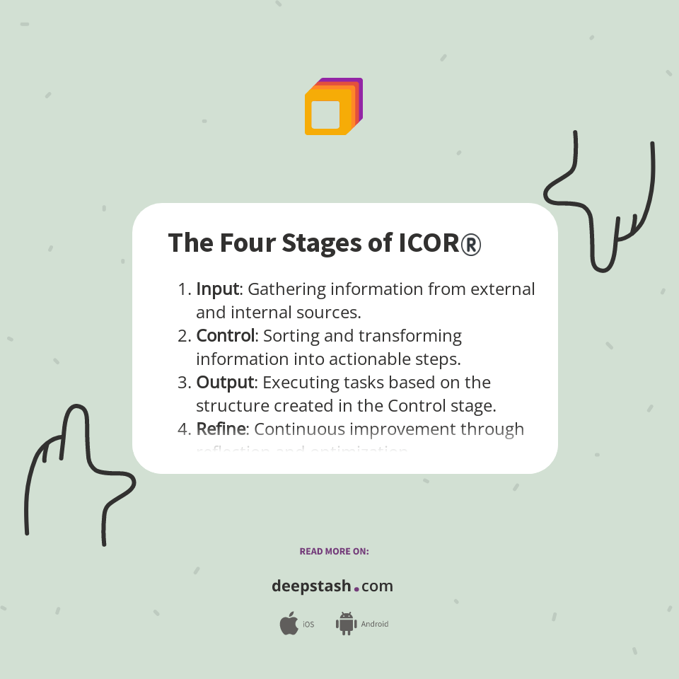 The Four Stages of ICOR® Deepstash