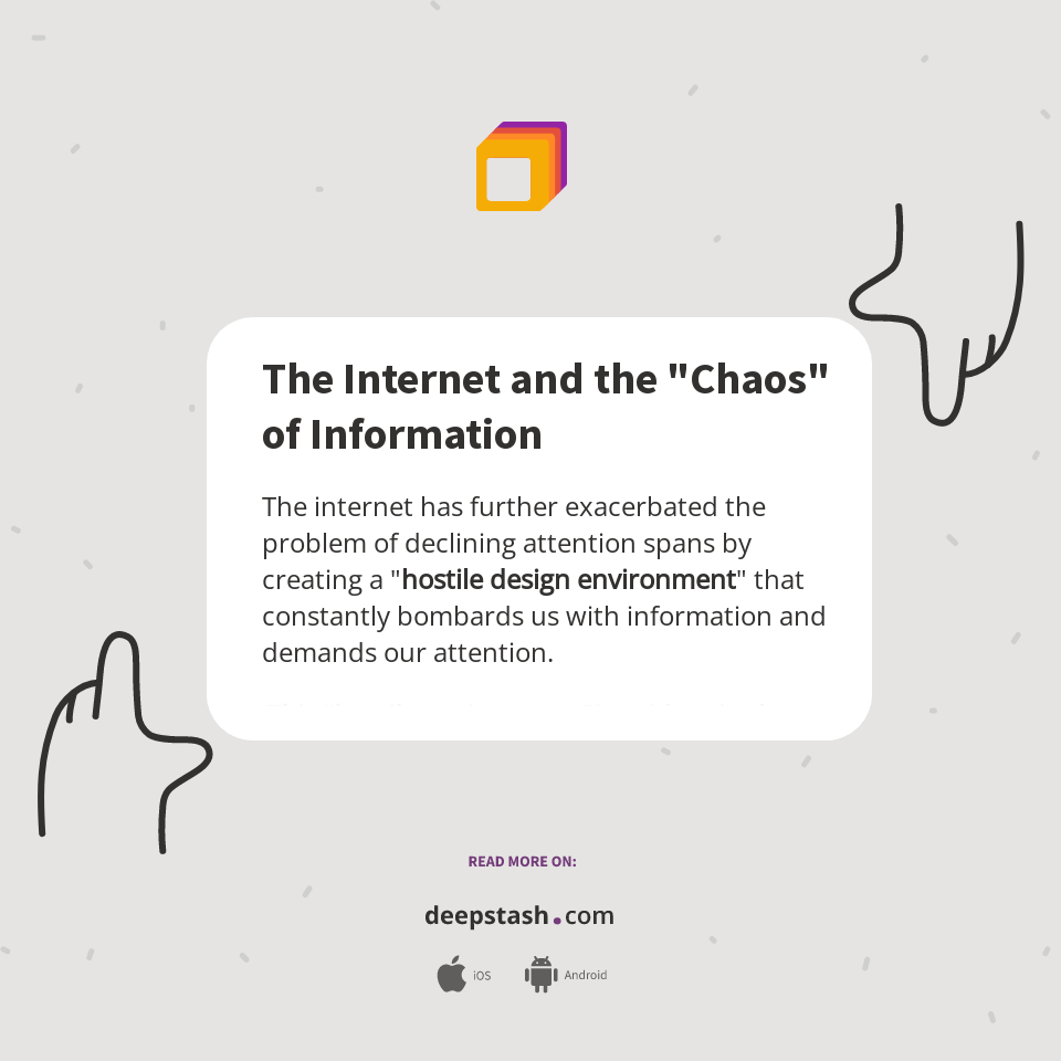 The and the "Chaos" of Information Deepstash