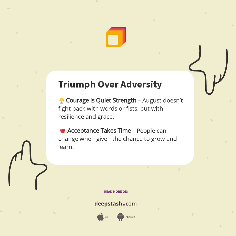 Triumph Over Adversity Deepstash