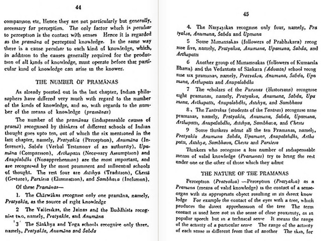 philosophy Who believes in 10 Pramanas? Hinduism Stack