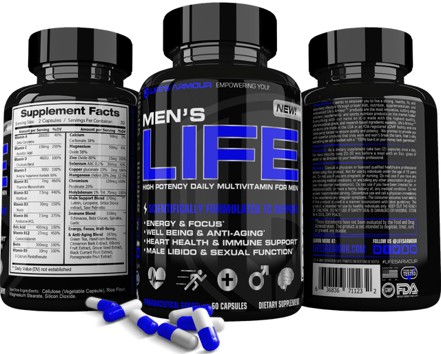 Men’s Life™ by Life’s Armour™ Best High Potency Multivitamin Supplement for Men eBay