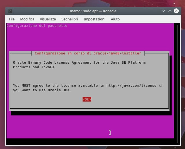 Installare Oracle Java su Ubuntu e derivate Nazionlinux