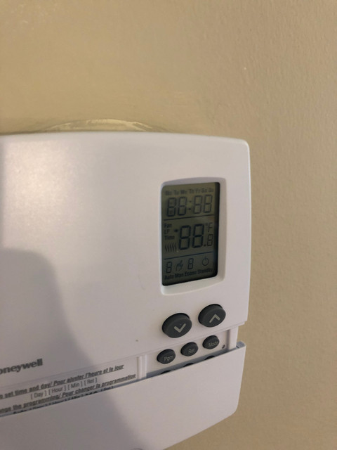 I cant figure out my baseboard heater thermostat wiring. | DIY Home