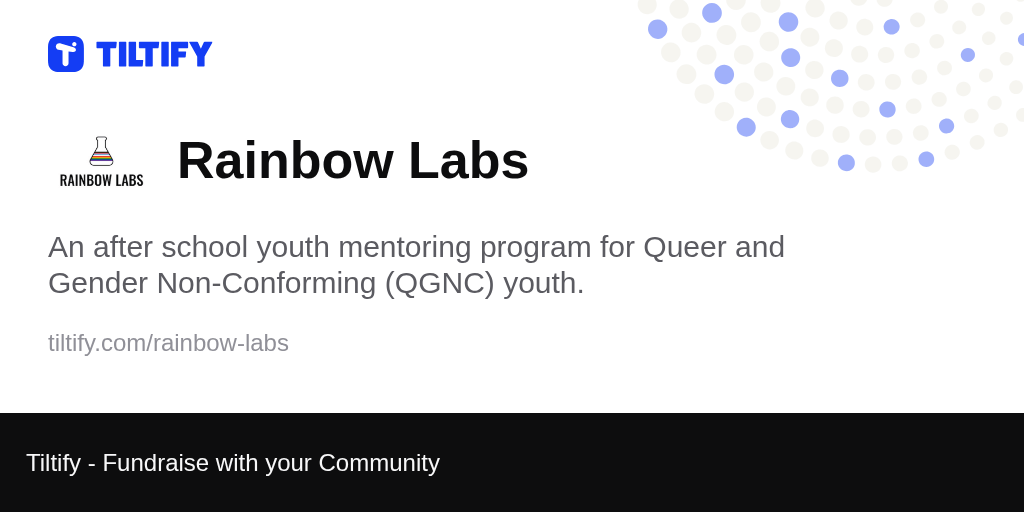 Tiltify Rainbow Labs