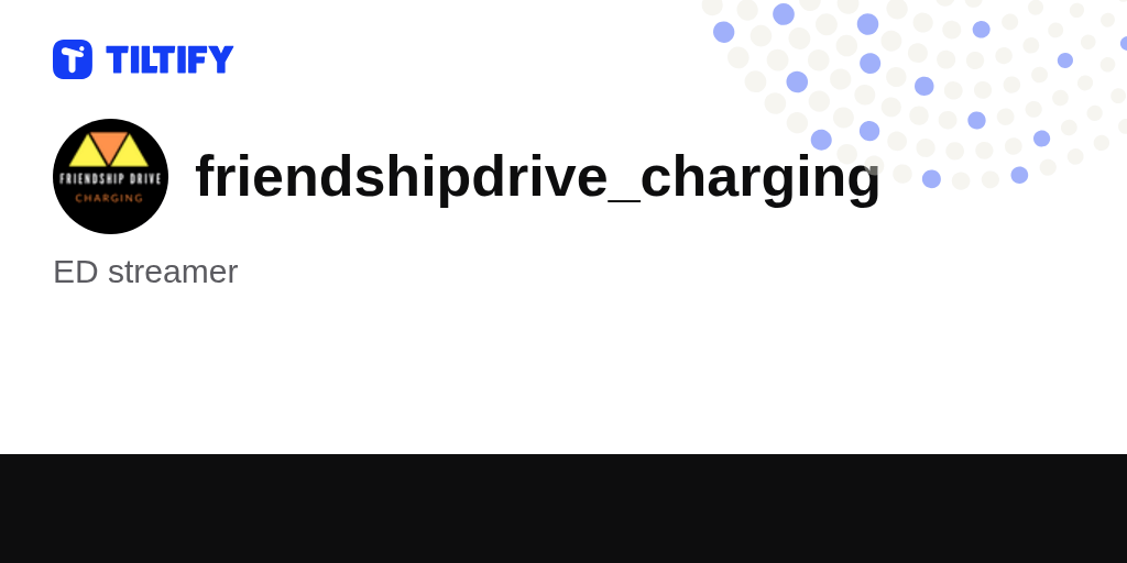 friendshipdrive_charging on Tiltify