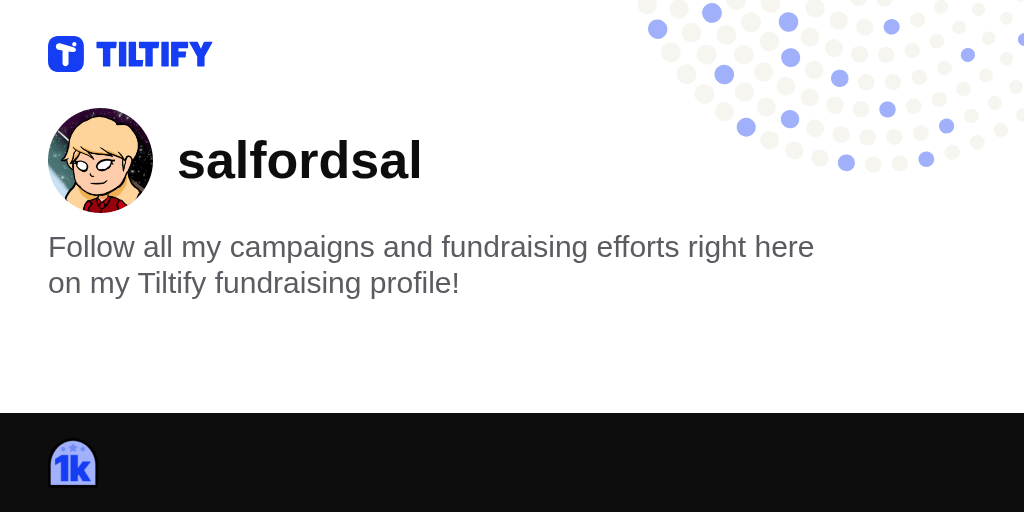 salfordsal on Tiltify