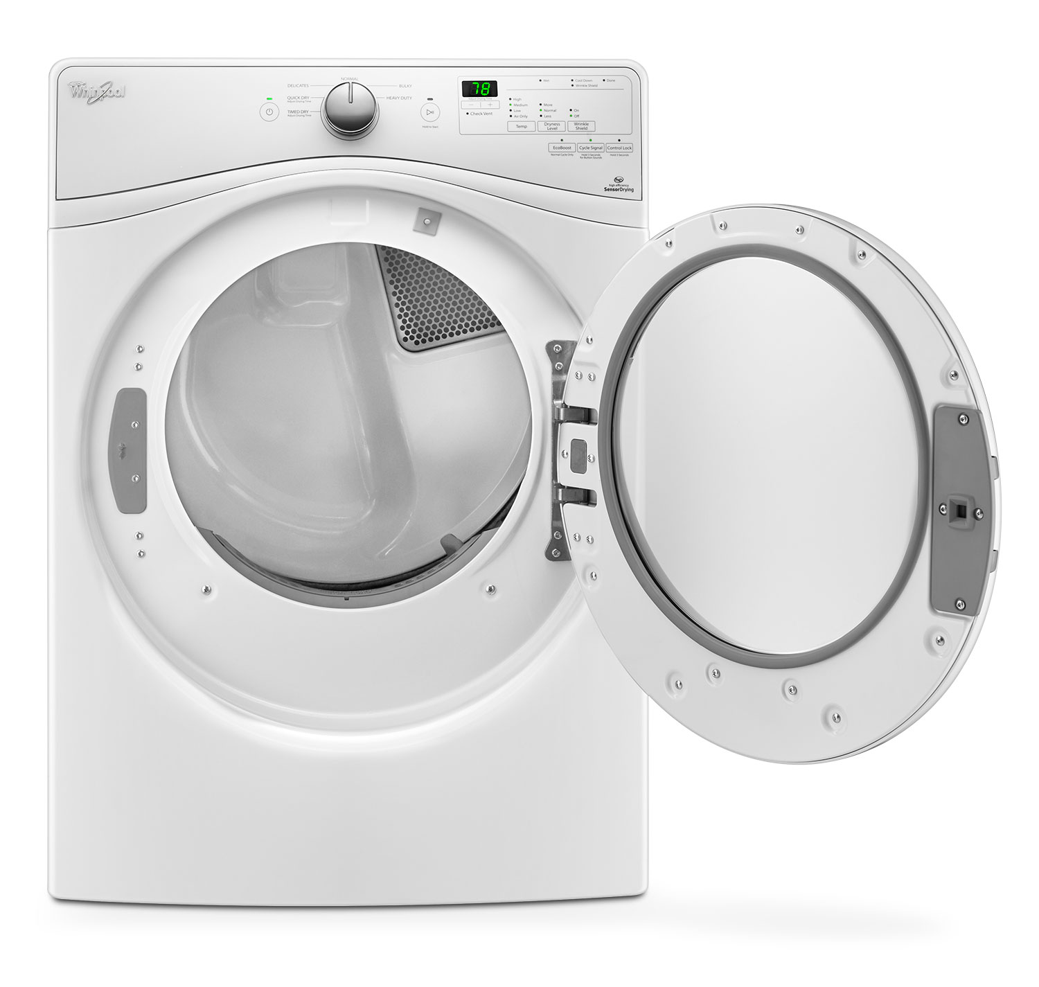 Whirlpool 5.2 Cu. Ft. FrontLoad Washer and 7.4 Cu. Ft. Electric Dryer
