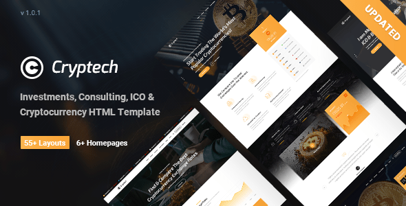 Cryptech ICO and Cryptocurrency WordPress Theme ScriptNews