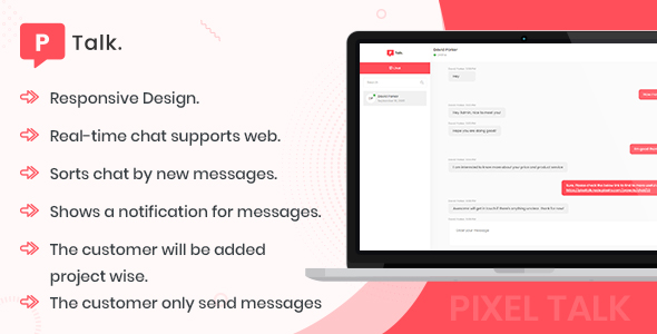 Pixel Talk A Live Chat Support Application on NodeJS