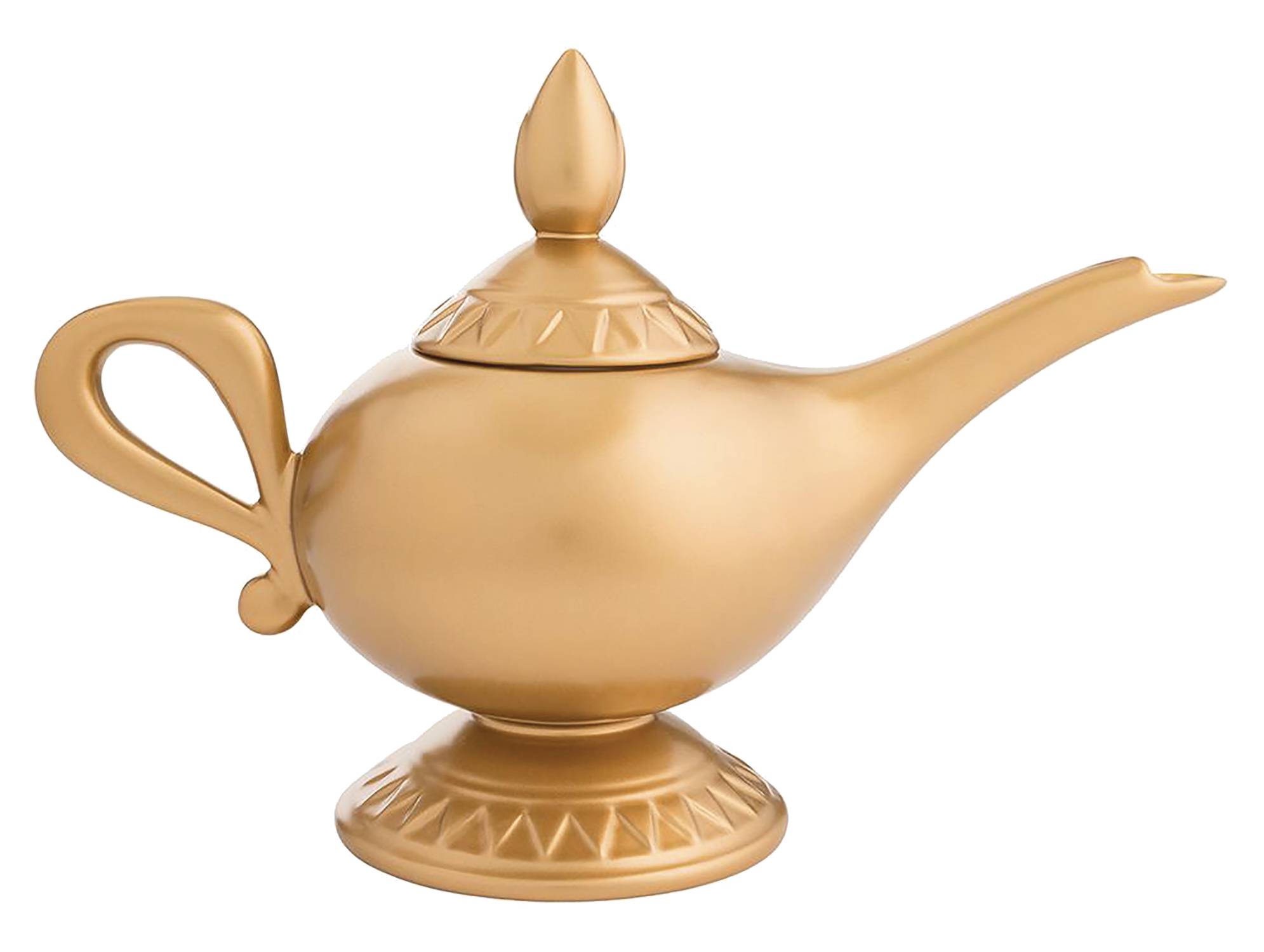 OCT193151 DISNEY ALADDIN GENIE LAMP SCULPTED CERAMIC TEAPOT
