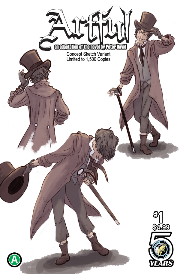 OCT161052 PETER DAVID ARTFUL 1 CVR B NEUBERT CONCEPT SKETCH