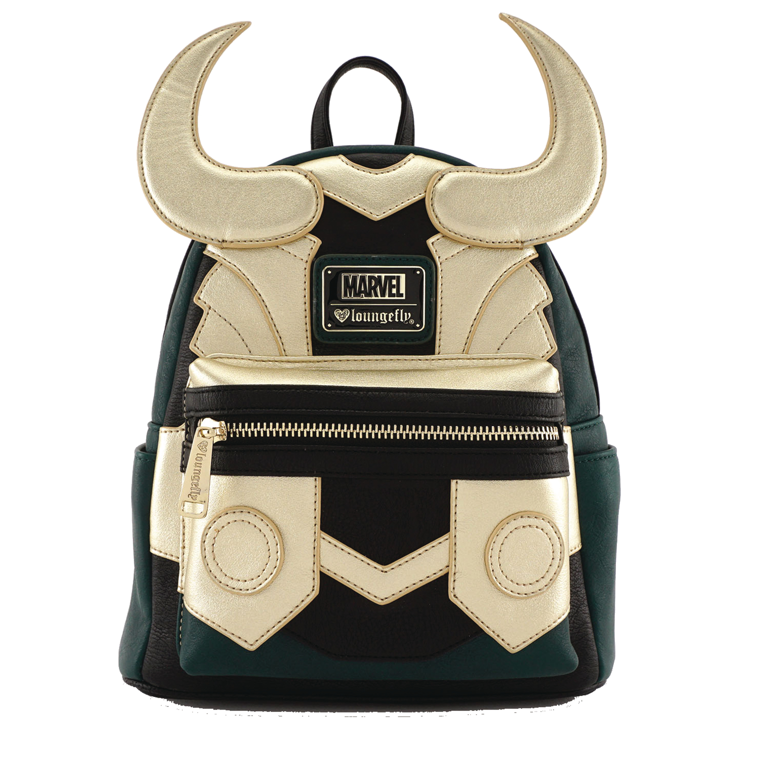 DEC178108 LOUNGEFLY MARVEL LOKI MINI BACKPACK Previews World