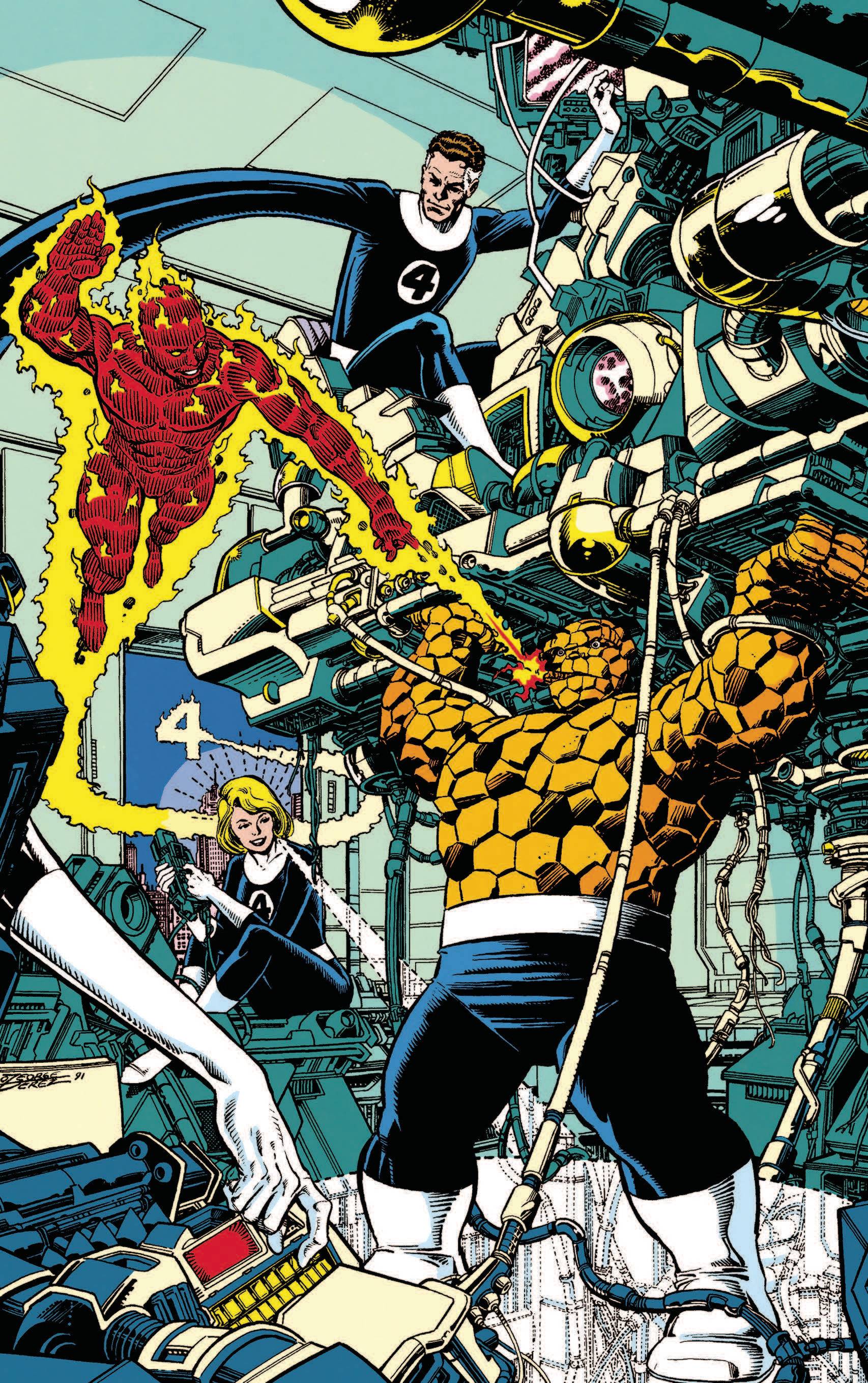 MAY180998 FANTASTIC FOUR BY PEREZ CLASSIC COVER POSTER Previews World