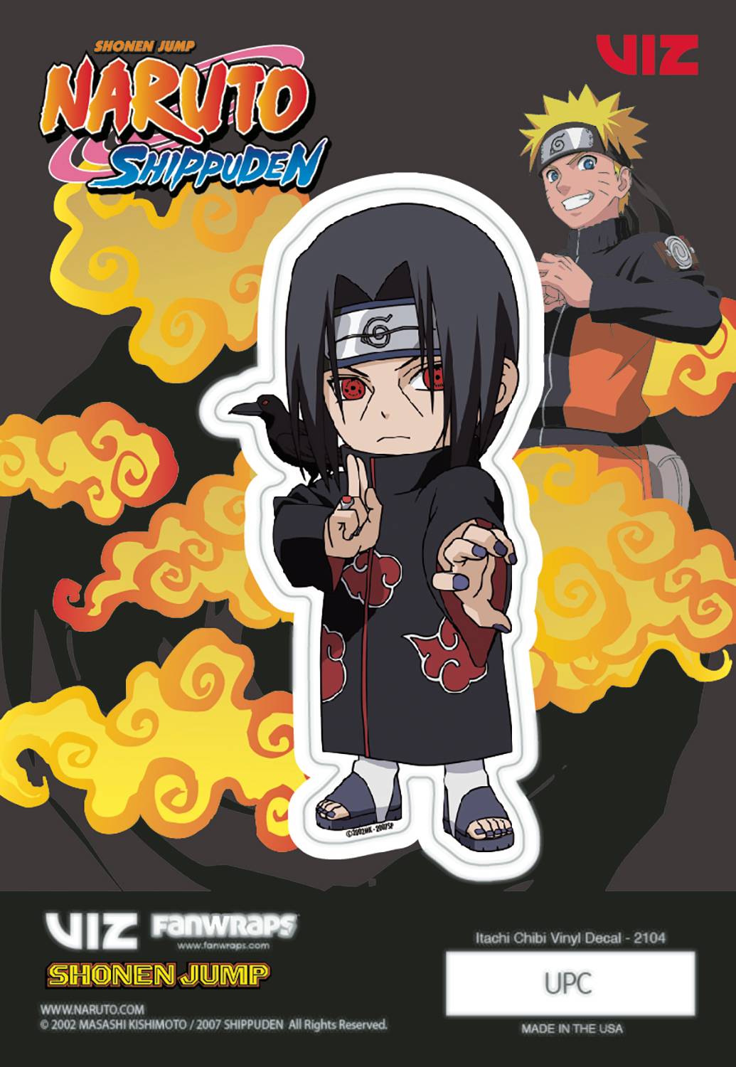 JUN208885 NARUTO ITACHI CHIBI VINYL DECAL Previews World