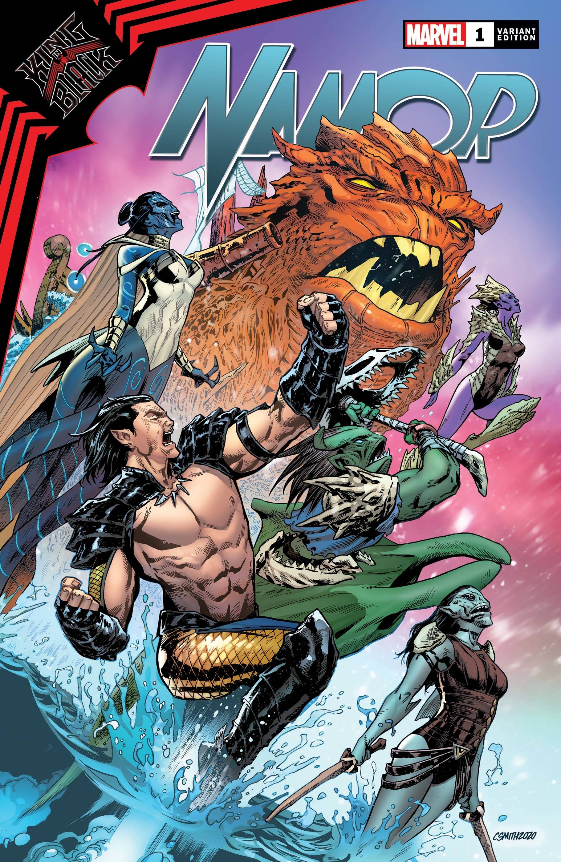 OCT200536 KING IN BLACK NAMOR 1 (OF 5) SMITH VAR Previews World
