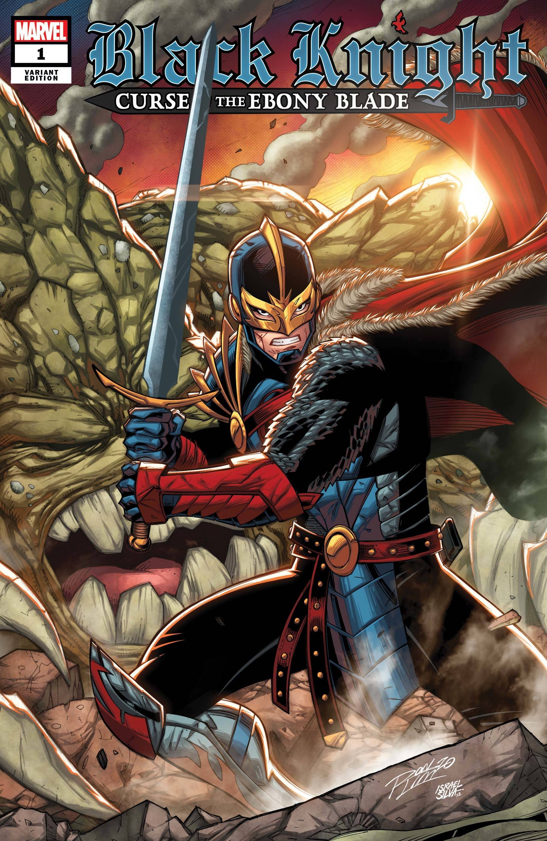 JAN210588 BLACK KNIGHT CURSE EBONY BLADE 1 (OF 5) RON LIM VAR