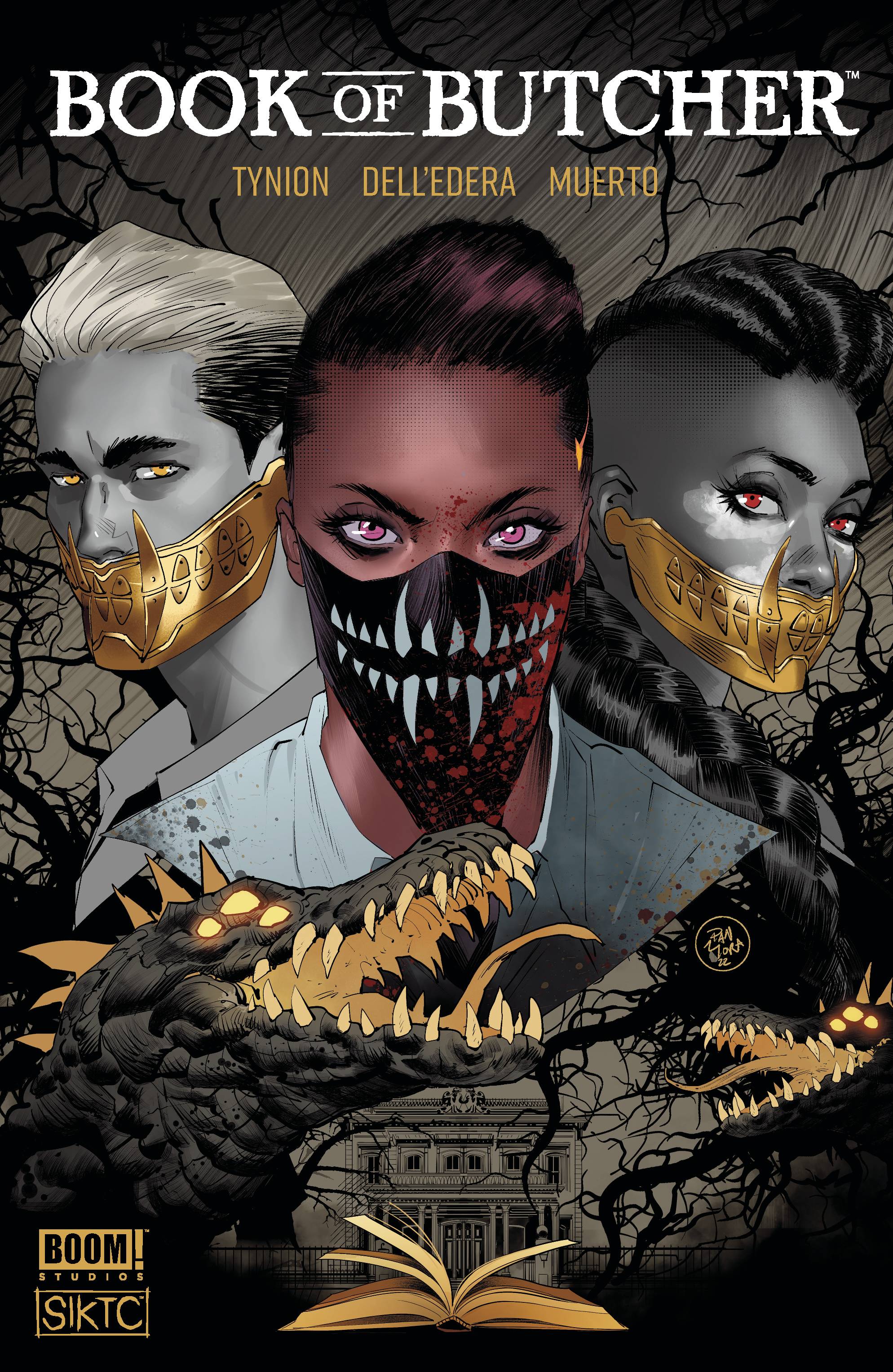 OCT230025 BOOK OF BUTCHER 1 CVR A MORA Previews World