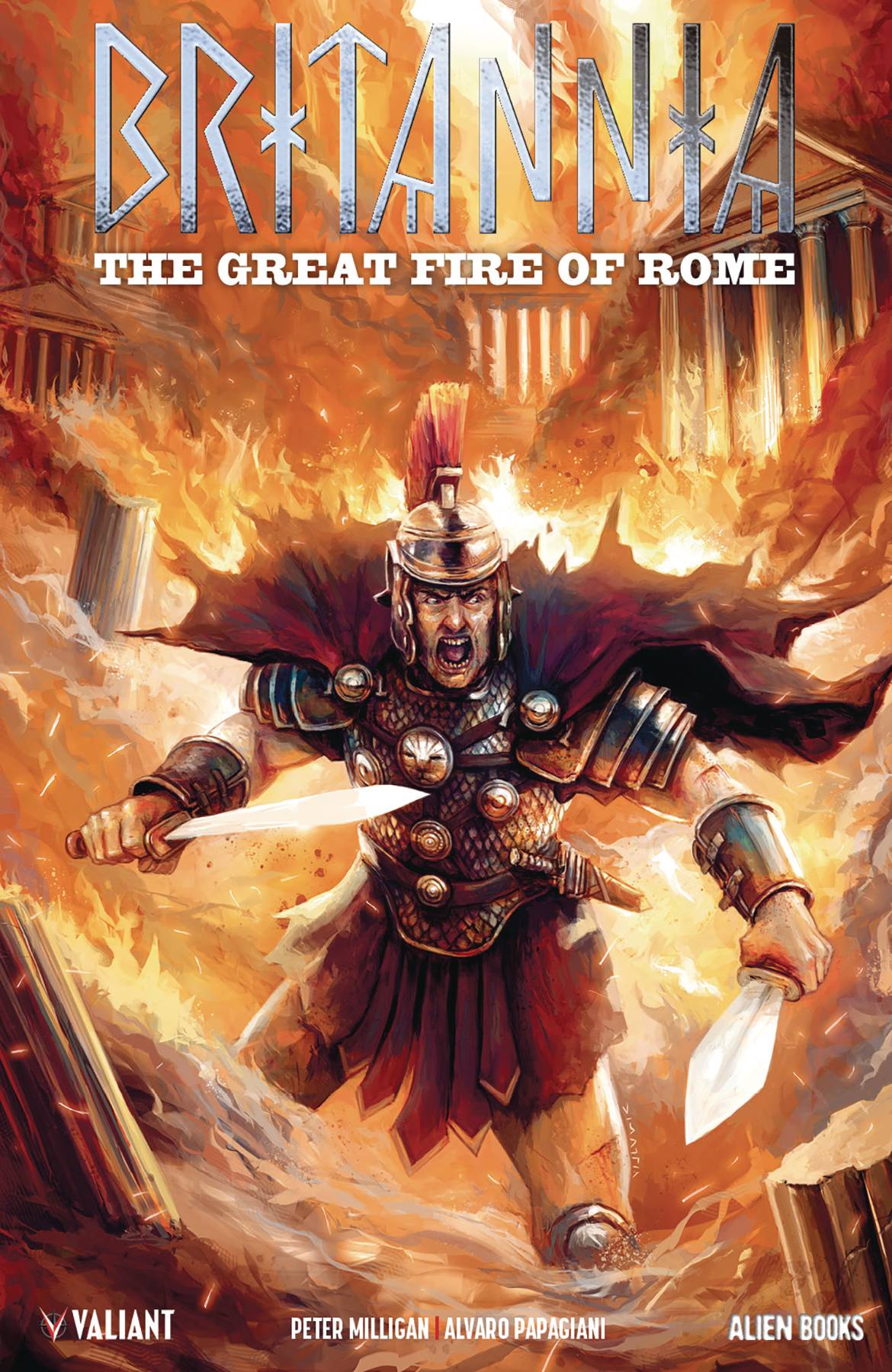 JAN241288 BRITANNIA GREAT FIRE OF ROME ONE SHOT CVR B MATTIA