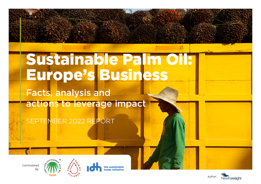 New report shows Europe is the biggest market for sustainable palm oil