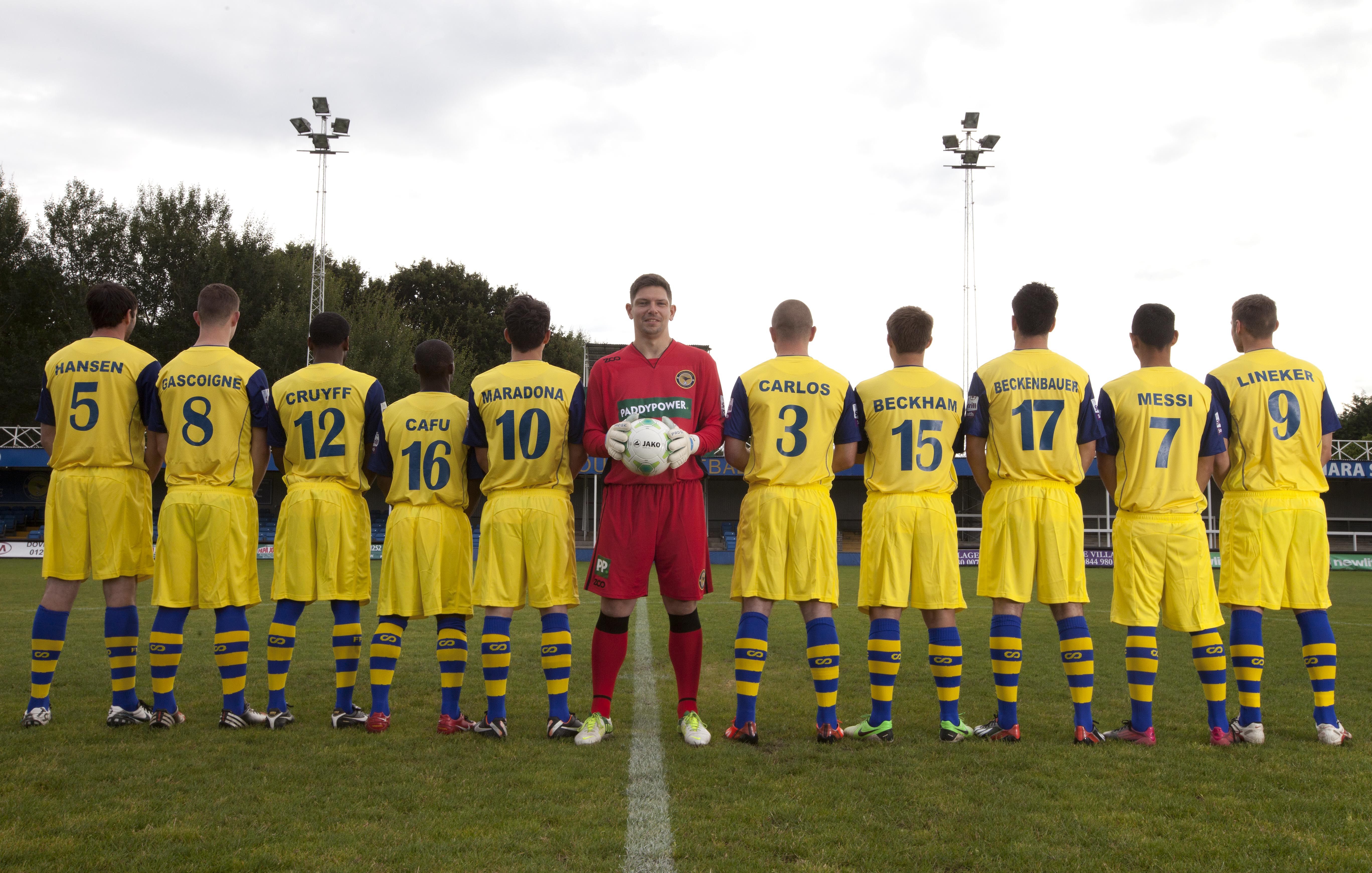 Nonleague Football Club Farnborough FC ‘sign’ Messi, Pele, Zidane and