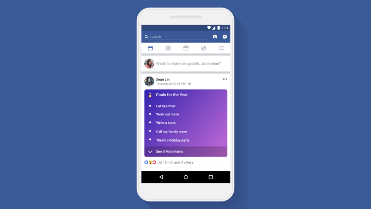 Facebook lists