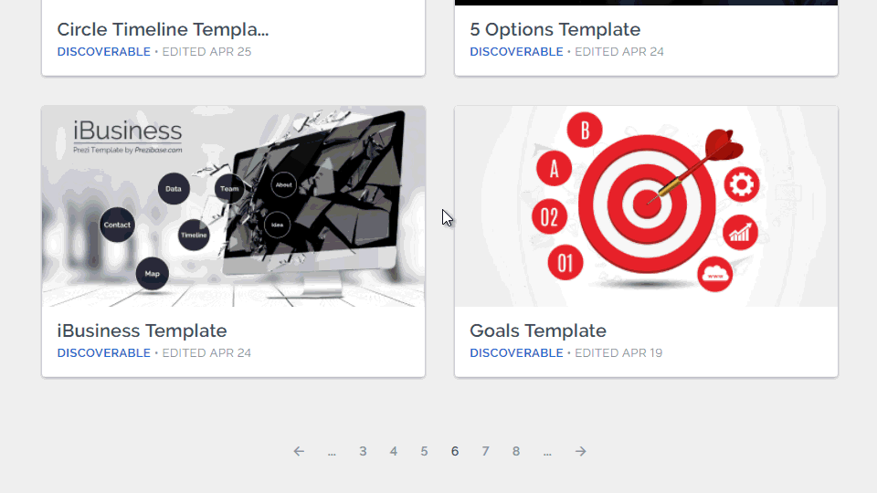 Make a Copy of a Prezi Next Presentation Prezibase