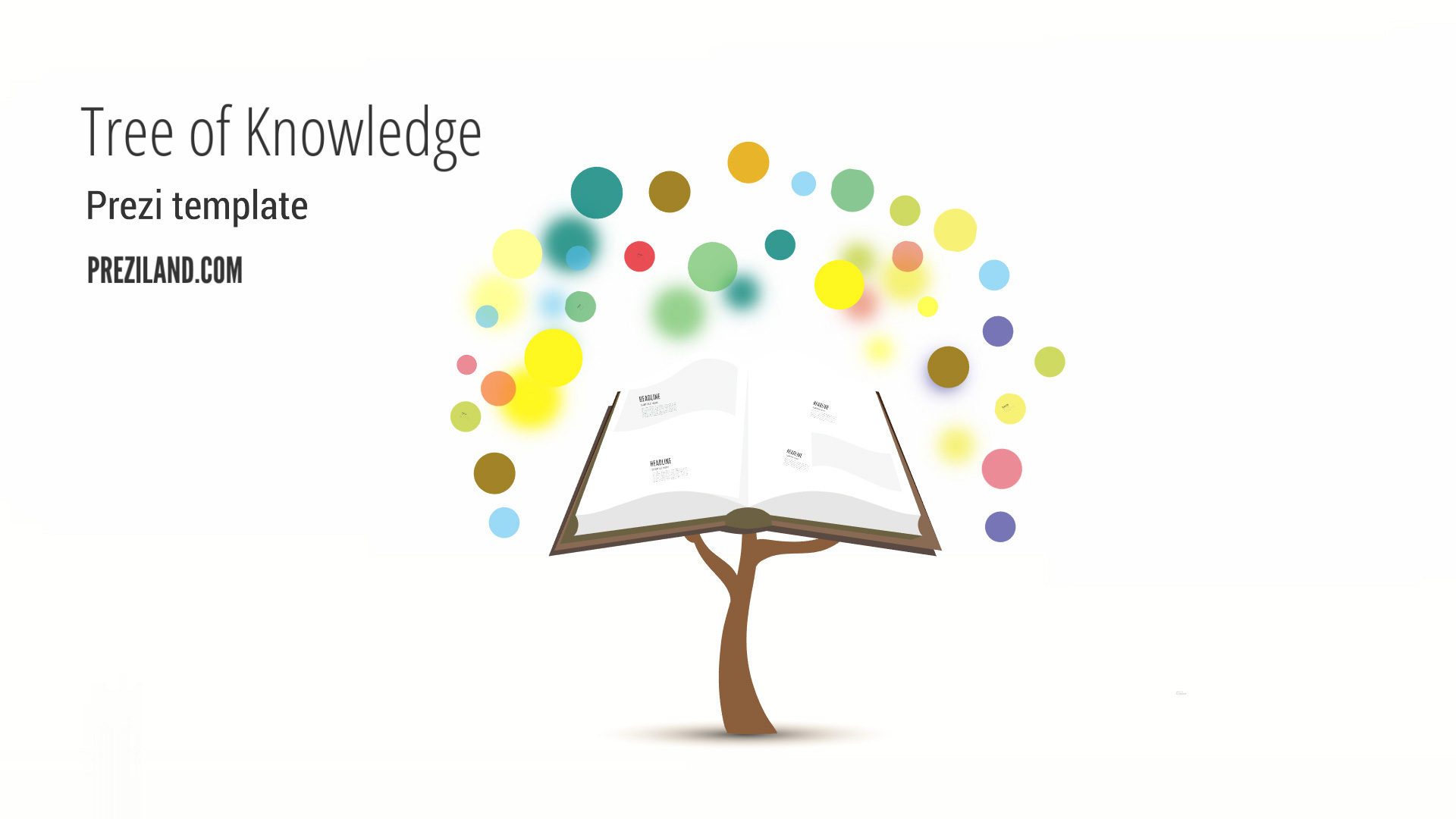 Tree of Knowledge Prezi classic template Preziland
