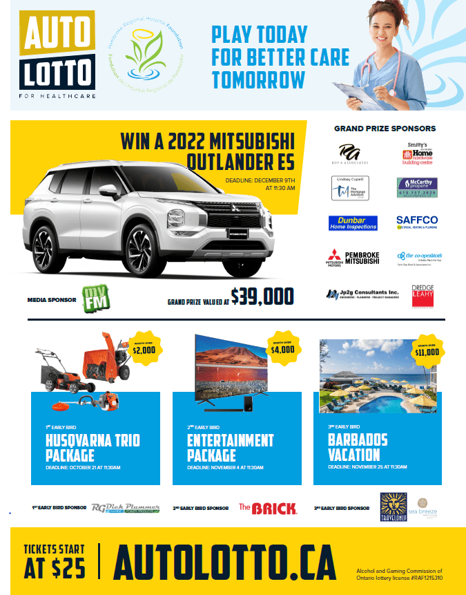 Auto Lotto Pembroke Regional Hospital Foundation