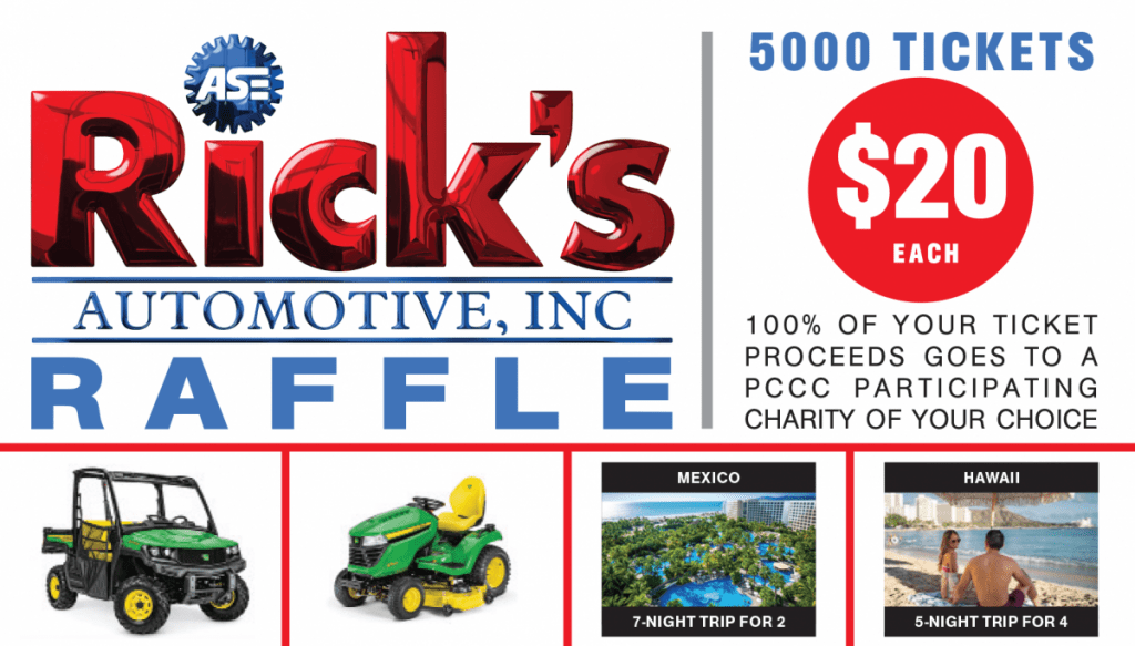 PCCC introduces Rick's Automotive Raffle