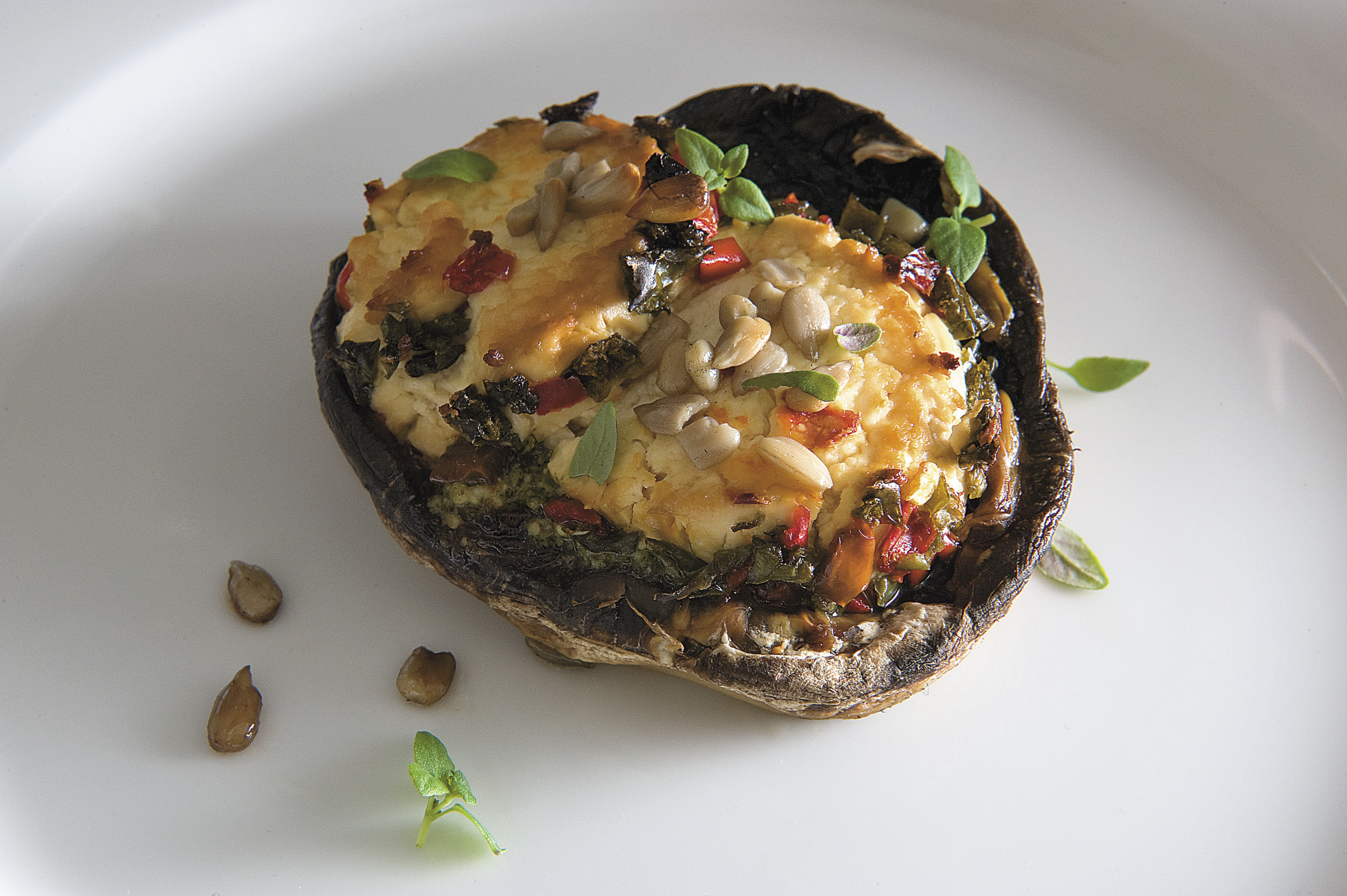 Baked Mushrooms with Goat’s Cheese and Pesto Priceless Magazines