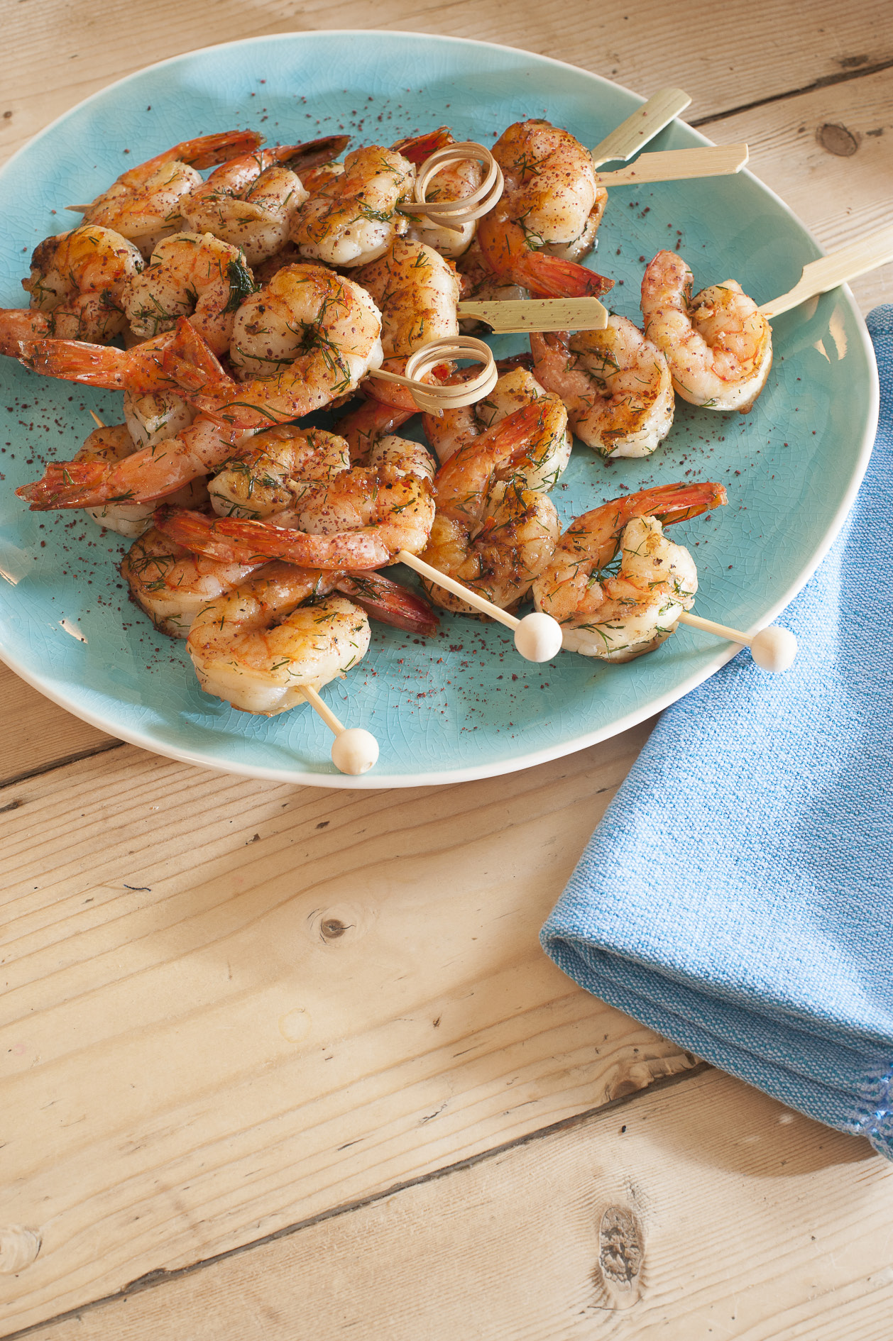 Lemon Dill Tiger Prawns with Sumac Priceless Magazines