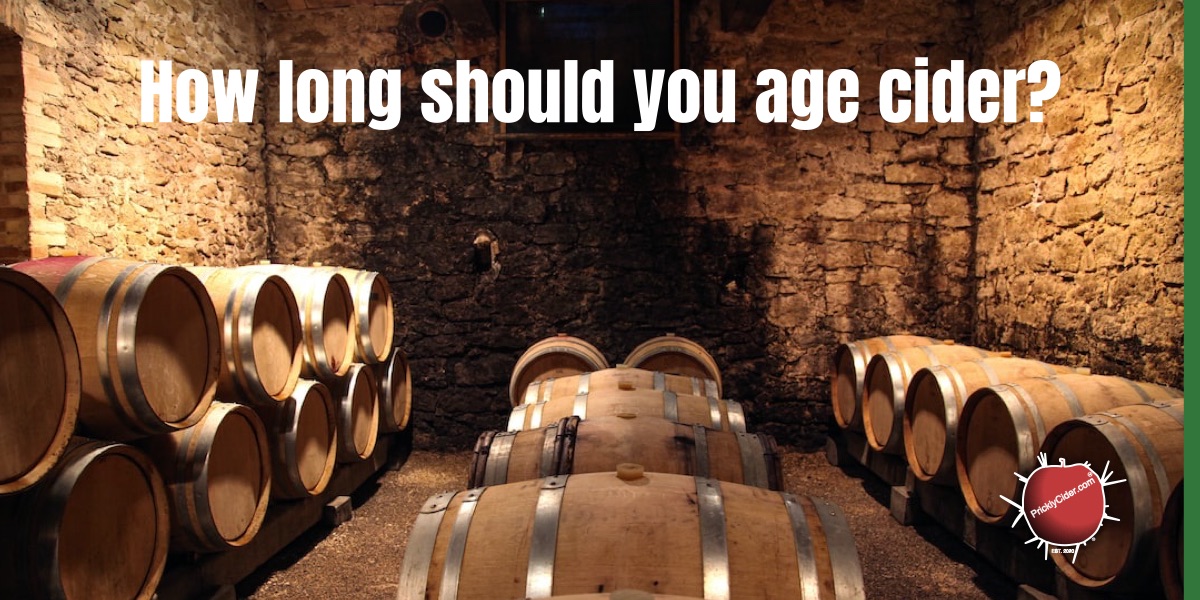 Cider Question How long should you age cider?