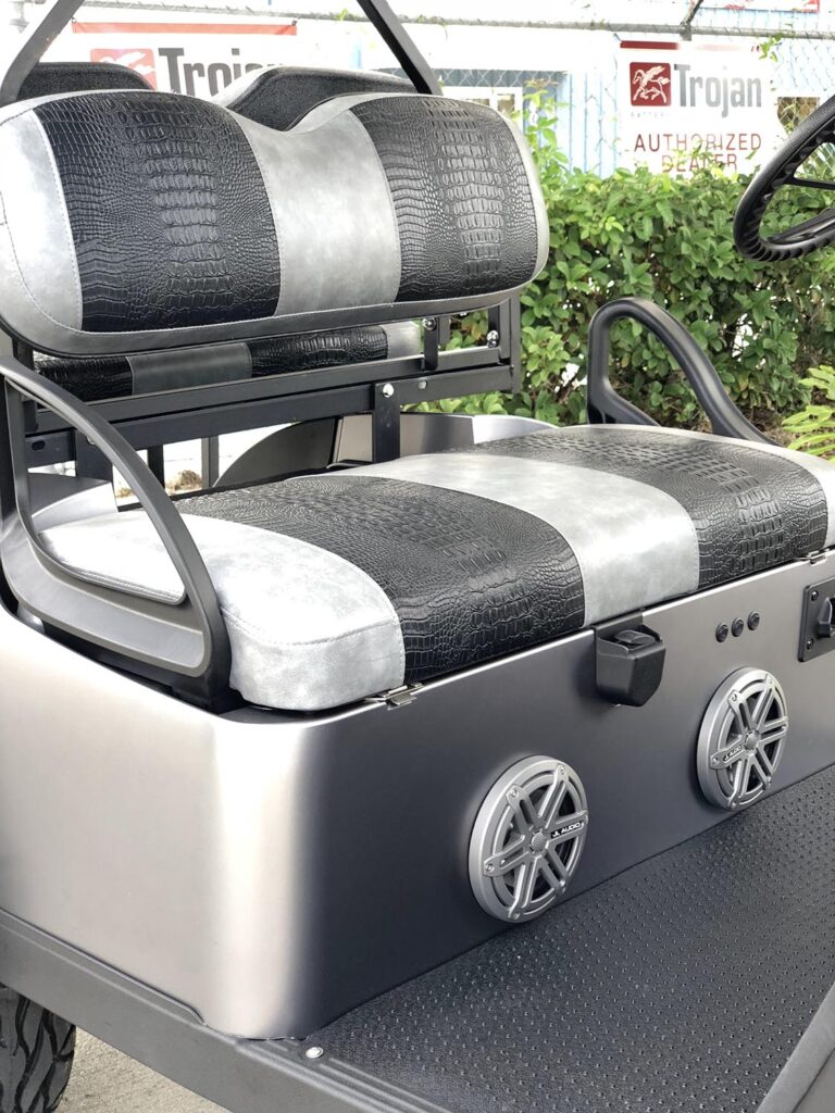 UPHOLSTERY Custom Golf Carts Bradenton FL American Pride Golf Cart
