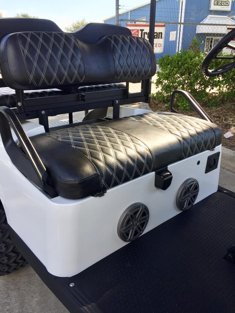 UPHOLSTERY Custom Golf Carts Bradenton FL American Pride Golf Cart