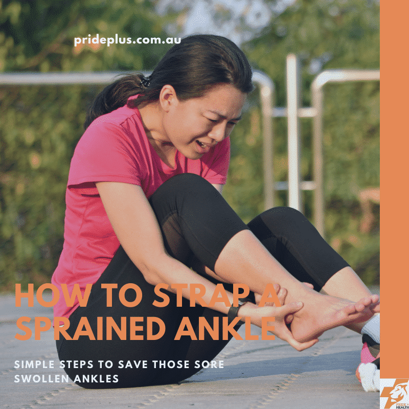 How To Strap A Sprained Ankle In Just 3 Steps