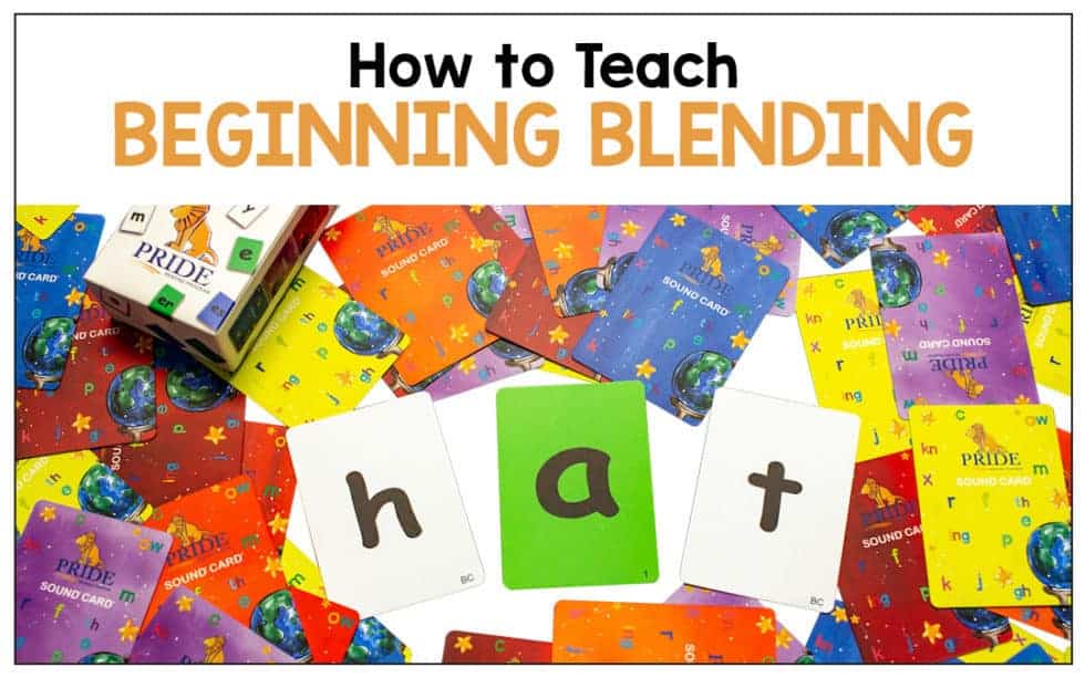 How to Teach Beginning Blending in Reading Structured Literacy