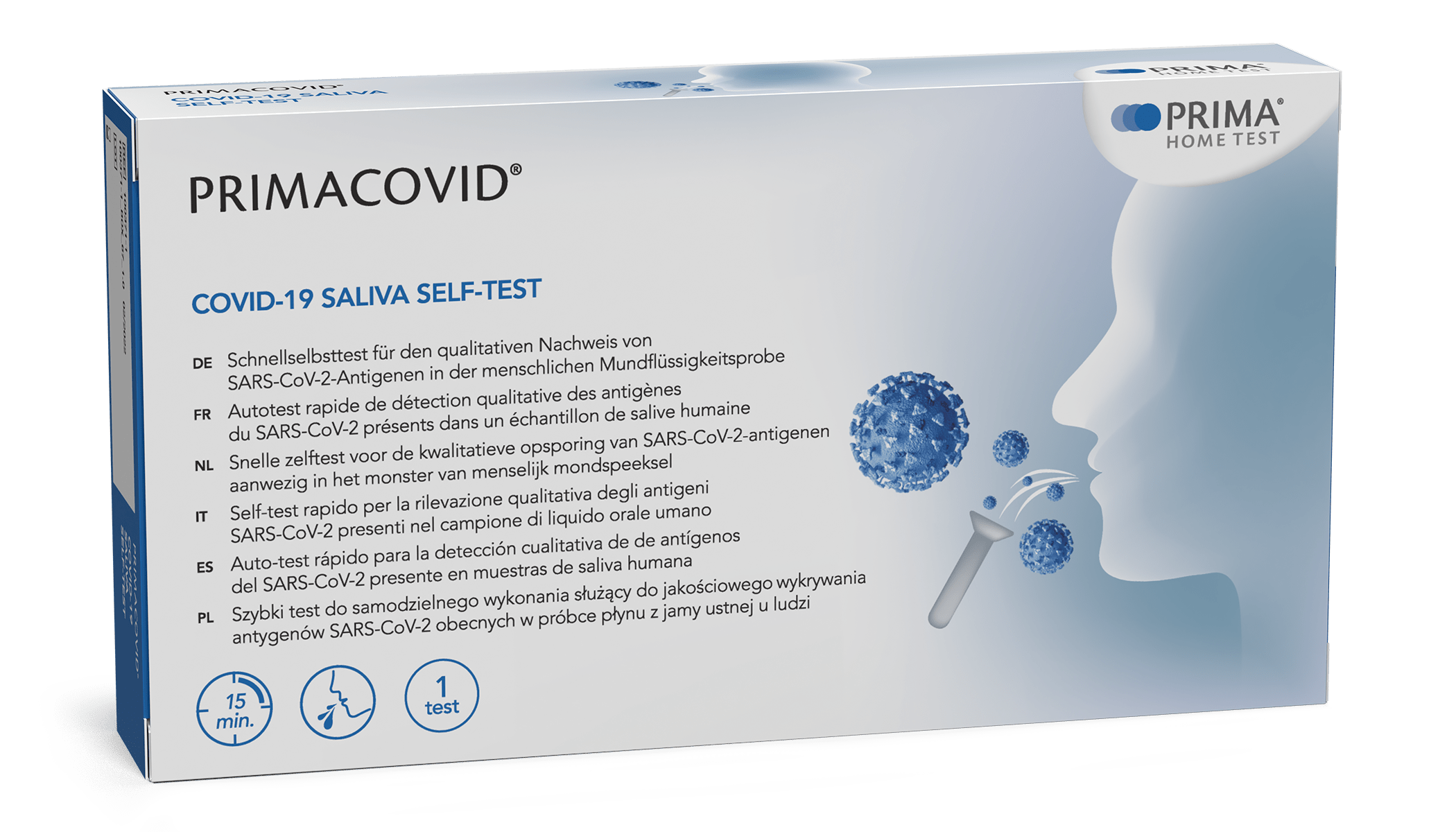 COVID19 Saliva SelfTest PRIMA Lab SA