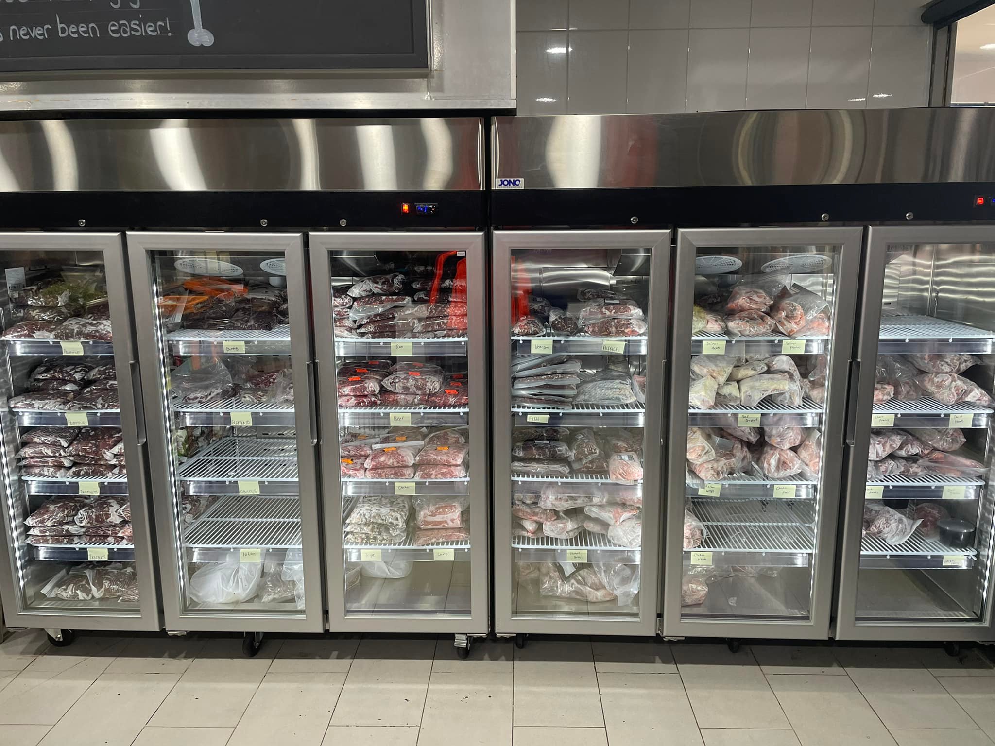 Freezers are stocked Primal Prey K9 Nutrition