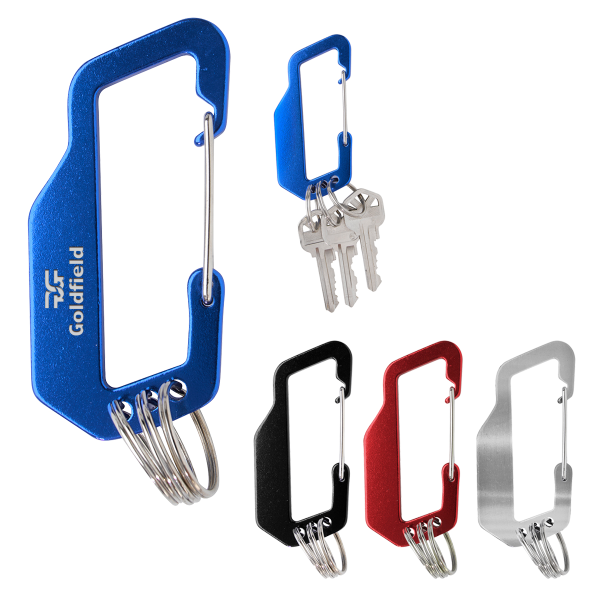Carabiner With Triple Split Ring Primary Distributors LTD.
