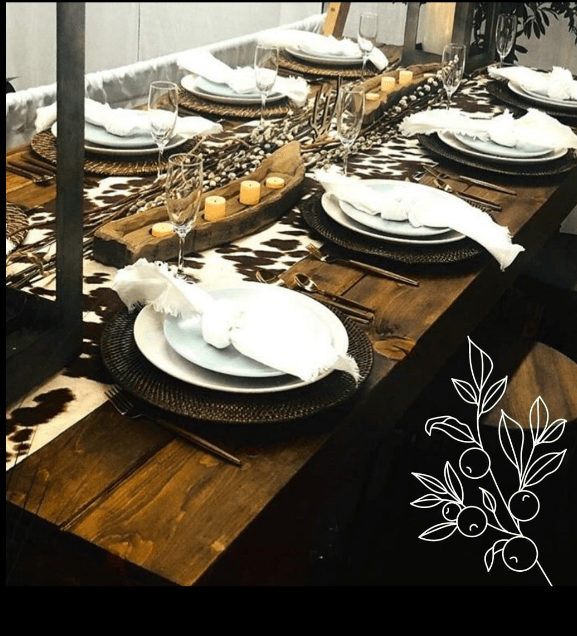 How much are dinnerware rentals? 110 Per Piece