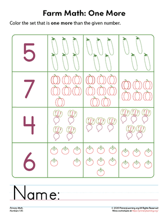 One More Worksheet - Part 1 | PrimaryLearning.org
