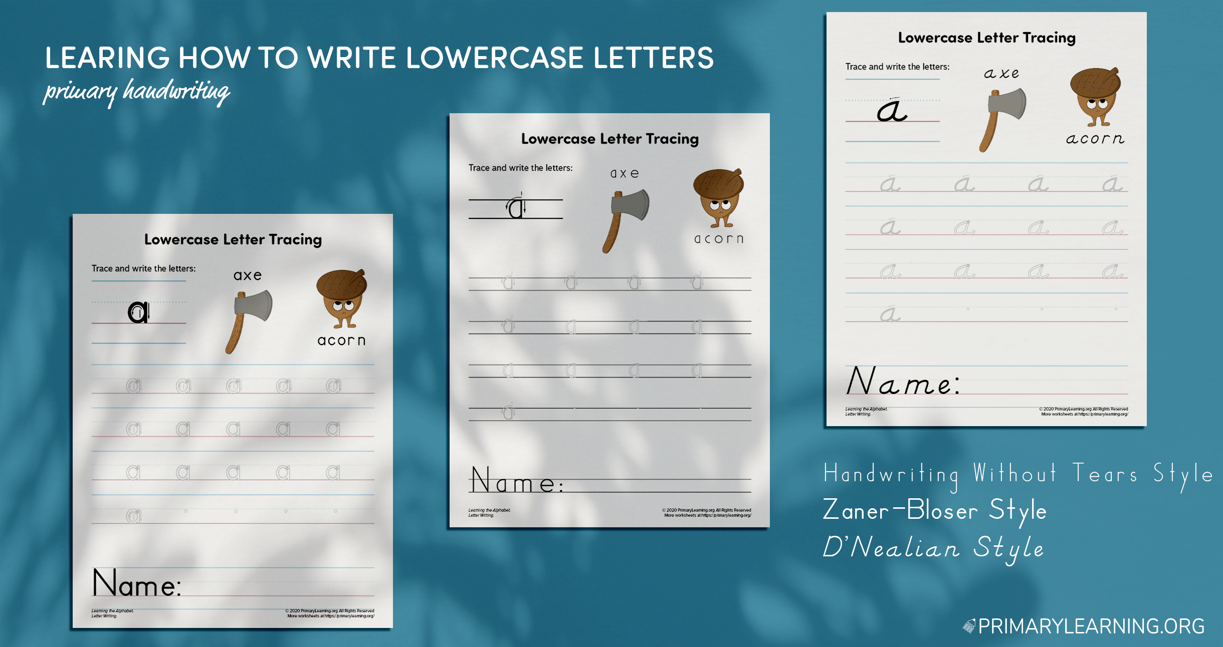 Learning How to Write Lowercase Letters | PrimaryLearning.Org