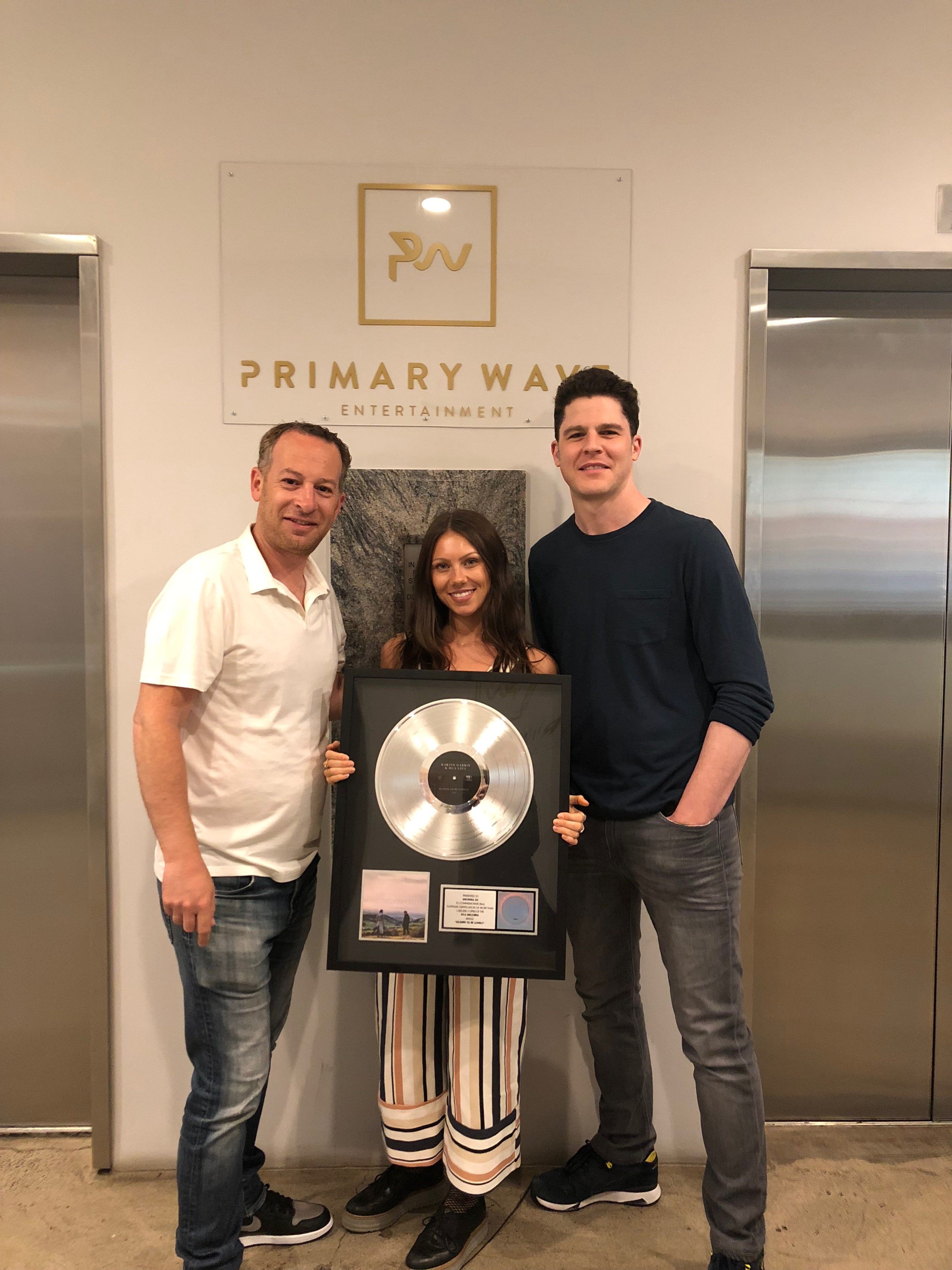 Congratulations to Ku on her first platinum plaque! Primary