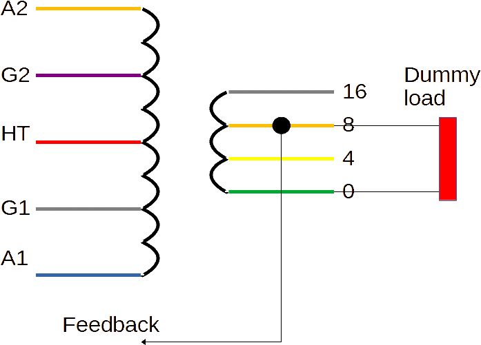 Wiring up a Push Pull output transformer Primary Windings