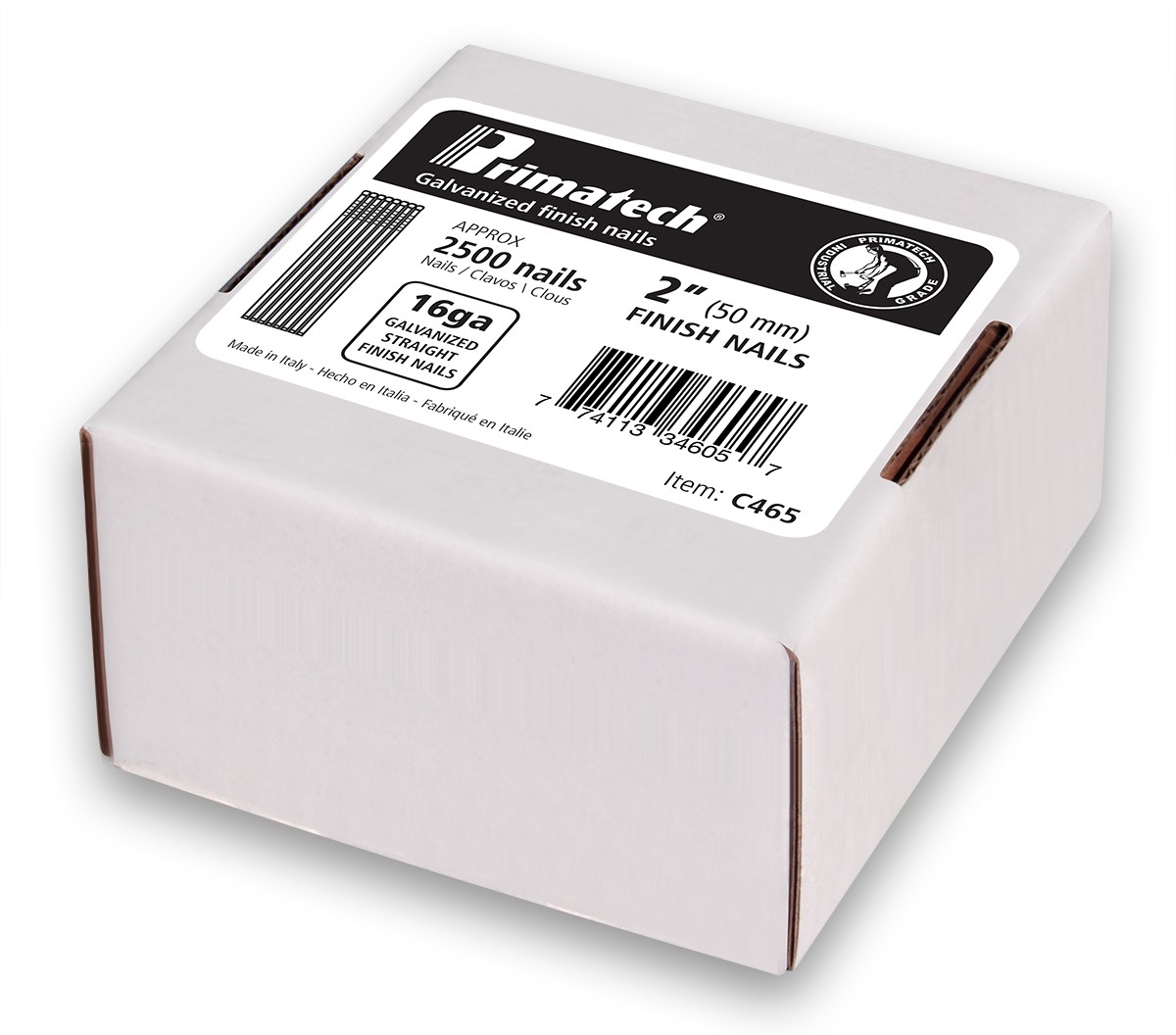 STRAIGHT FINISH NAILS 16GA 2" (50mm) Primatech Flooring Tools