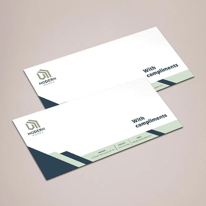 Compliment Slips Design, Workwear & Print