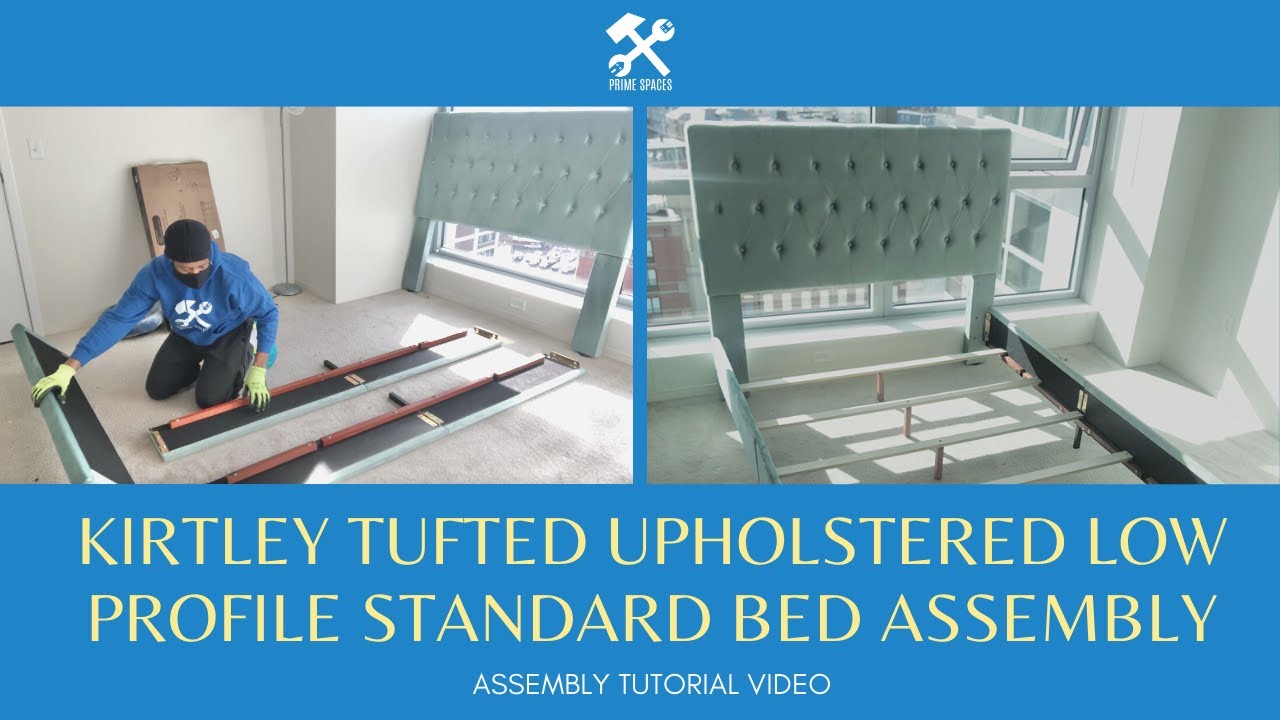 Wallace & Bay Dalton Queen Velvet Upholstered Bed Headboard & Footboard